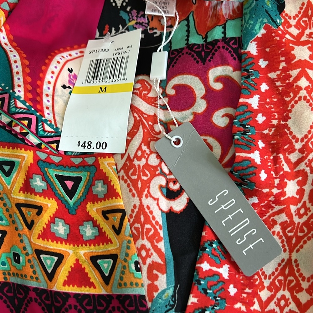 Depended Colorful Patchwork Top - Picture 8 of 10